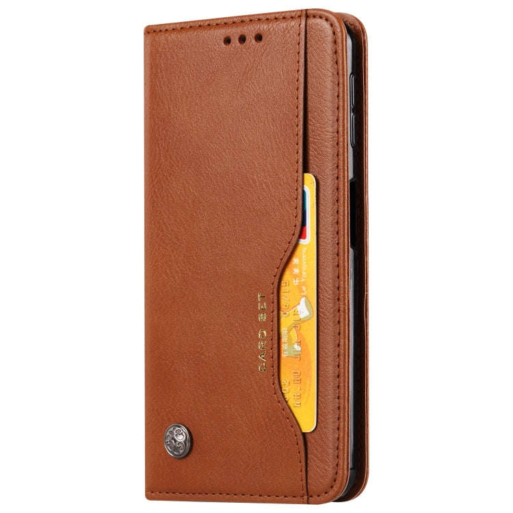 Knead Skin Texture Horizontal Flip Leather Case for Huawei Honor 20 Pro, with Photo Frame & Holde...