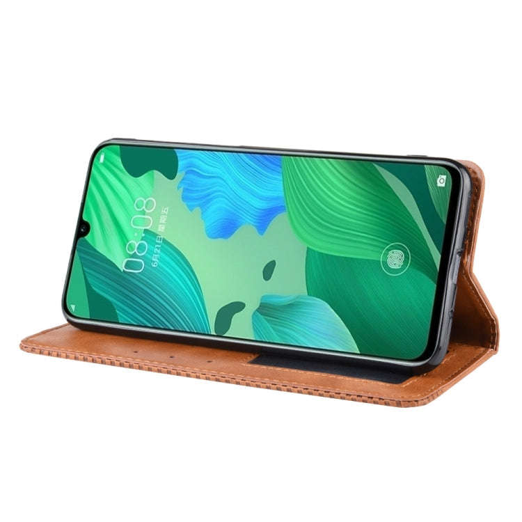 Magnetic Buckle Retro Crazy Horse Texture Horizontal Flip Leather Case for Huawei Nova 5 / Nova 5...