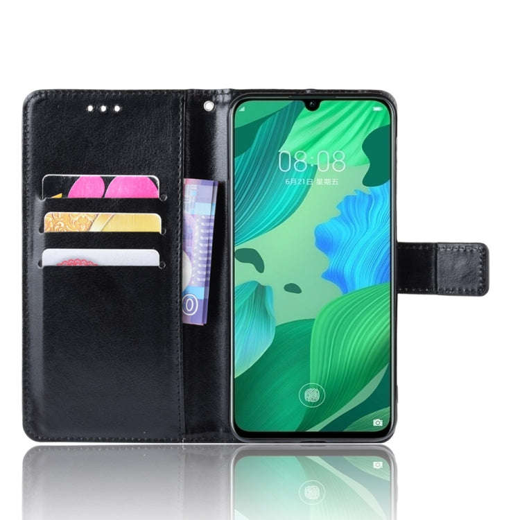 Retro Crazy Horse Texture Horizontal Flip Leather Case for Huawei Nova 5 /Nova 5 Pro , with Holde...