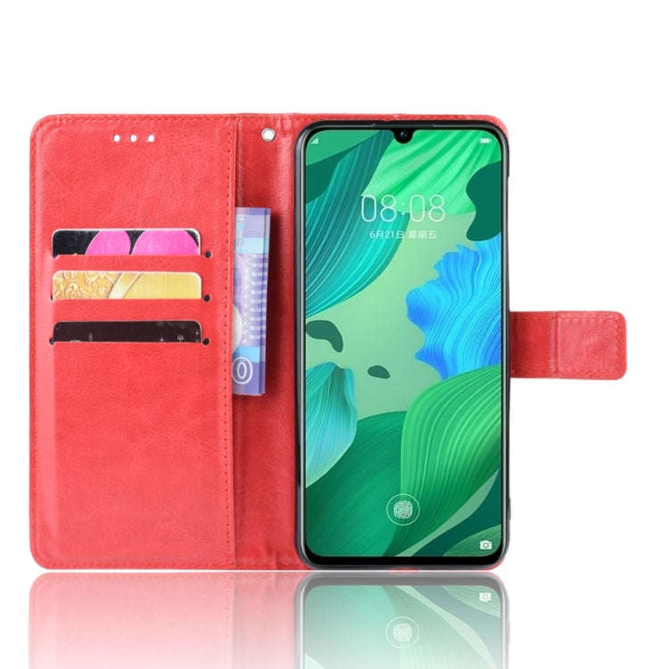 Retro Crazy Horse Texture Horizontal Flip Leather Case for Huawei Nova 5 /Nova 5 Pro , with Holde...