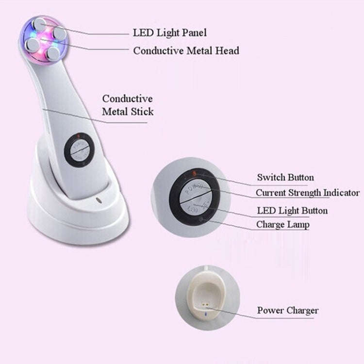 K-SKIN KD-9900 Photon Face  Care Tool Lifting Tightening Ionic Rejuvenation Face Massager Anti-Ag...