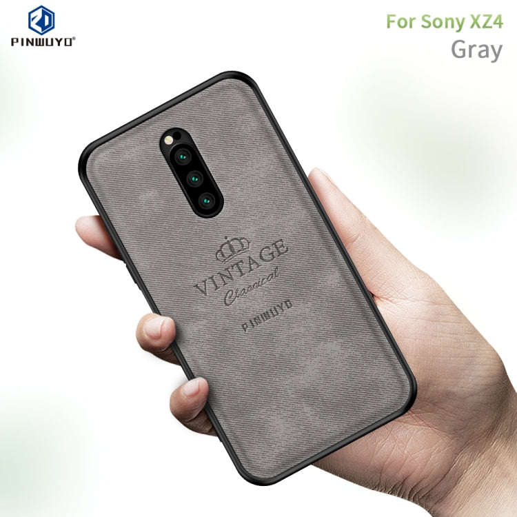 PINWUYO Shockproof Waterproof Full Coverage TPU + PU Cloth+Anti-shock Cotton Protective Case  for...