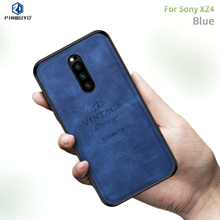 PINWUYO Shockproof Waterproof Full Coverage TPU + PU Cloth+Anti-shock Cotton Protective Case  for...