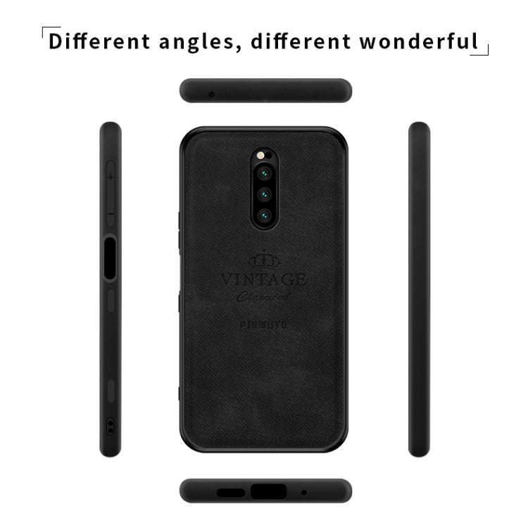 PINWUYO Shockproof Waterproof Full Coverage TPU + PU Cloth+Anti-shock Cotton Protective Case  for...