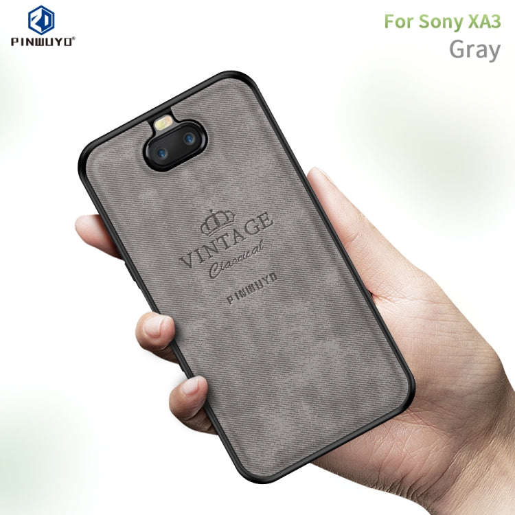 PINWUYO Shockproof Waterproof Full Coverage TPU + PU Cloth+Anti-shock Cotton Protective Case for ...