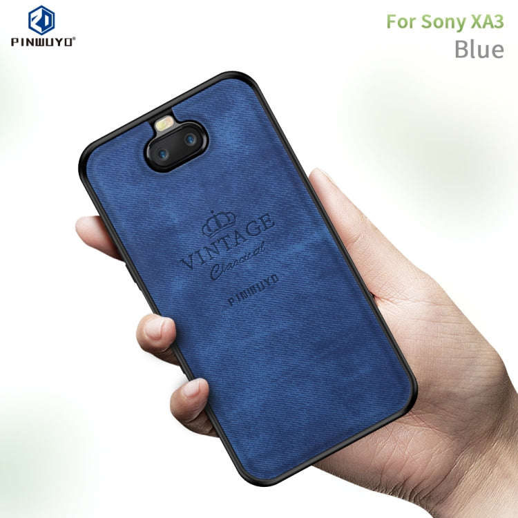 PINWUYO Shockproof Waterproof Full Coverage TPU + PU Cloth+Anti-shock Cotton Protective Case for ...