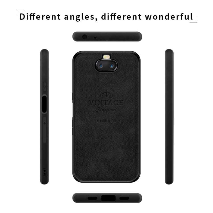 PINWUYO Shockproof Waterproof Full Coverage TPU + PU Cloth+Anti-shock Cotton Protective Case for ...