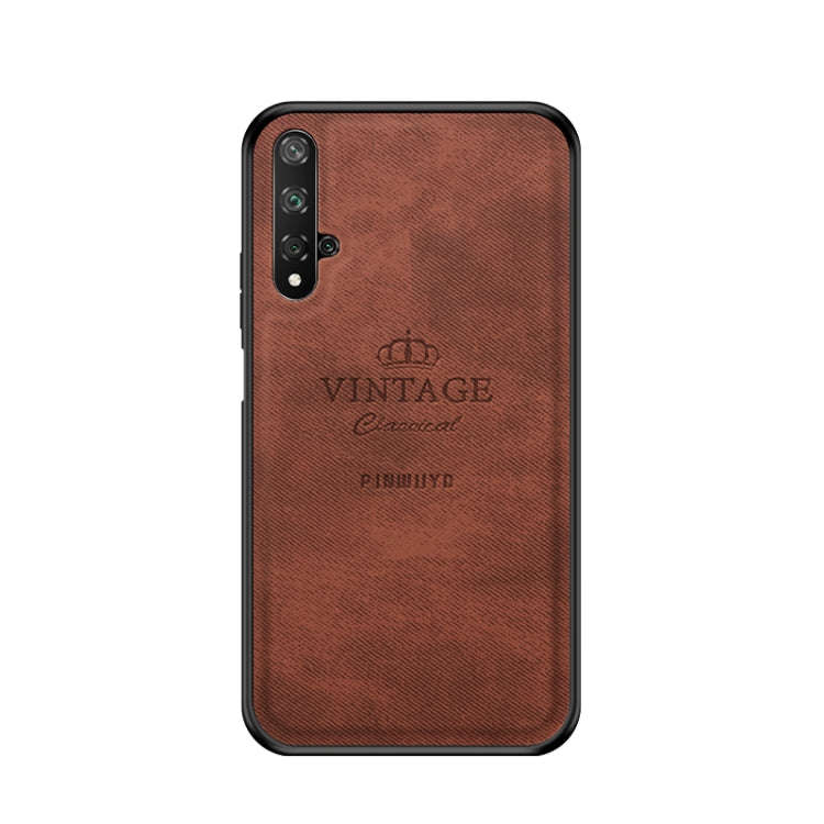 PINWUYO Shockproof Waterproof Full Coverage PC + TPU + Skin Protective Case for Huawei Honor 20(B...