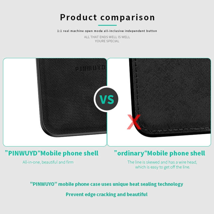PINWUYO Shockproof Waterproof Full Coverage PC + TPU + Skin Protective Case for Huawei Honor 20(B...