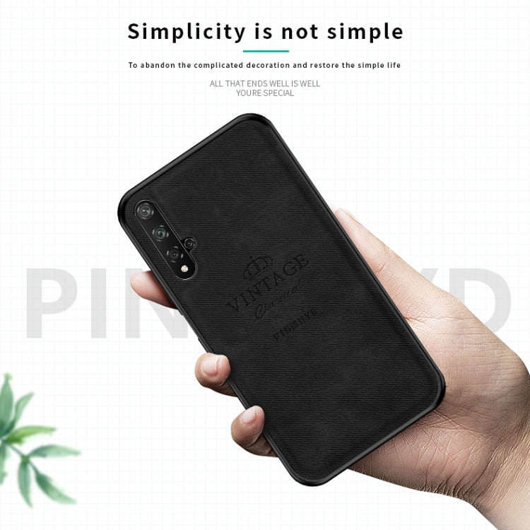 PINWUYO Shockproof Waterproof Full Coverage PC + TPU + Skin Protective Case for Huawei Honor 20(B...
