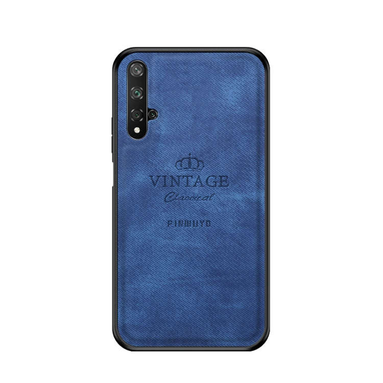 PINWUYO Shockproof Waterproof Full Coverage PC + TPU + Skin Protective Case for Huawei Honor 20(B...