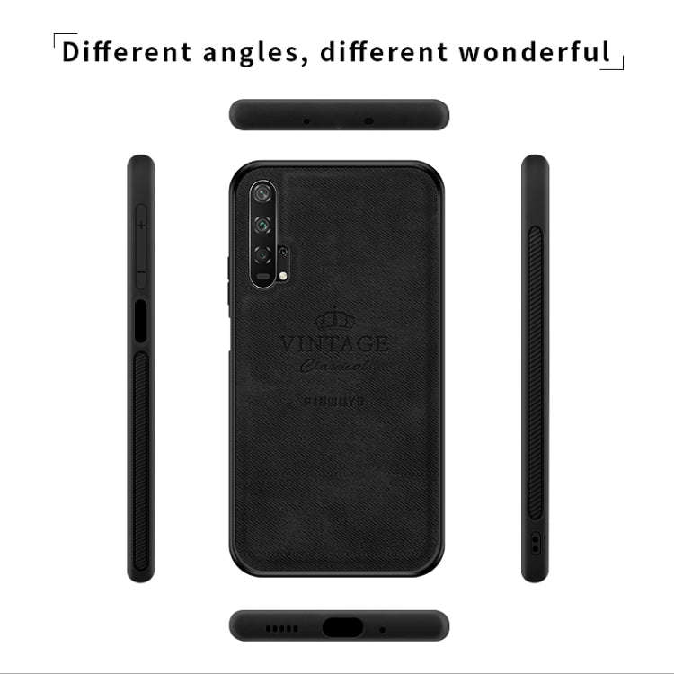 PINWUYO Shockproof Waterproof Full Coverage PC + TPU + Skin Protective Case  for Huawei Honor 20 ...