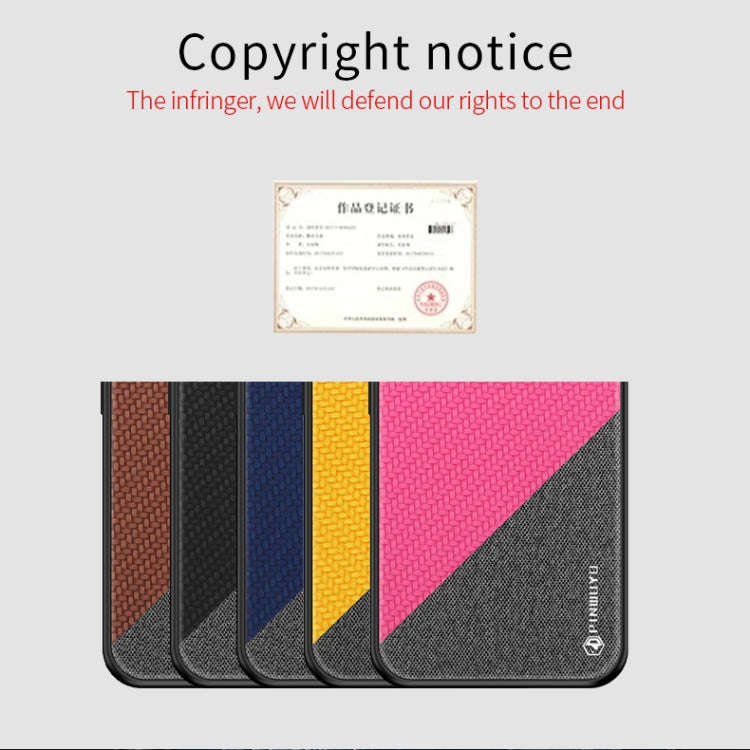 PINWUYO Honors Series Shockproof PC + TPU Protective Case for Huawei Honor 20 Pro(Blue)