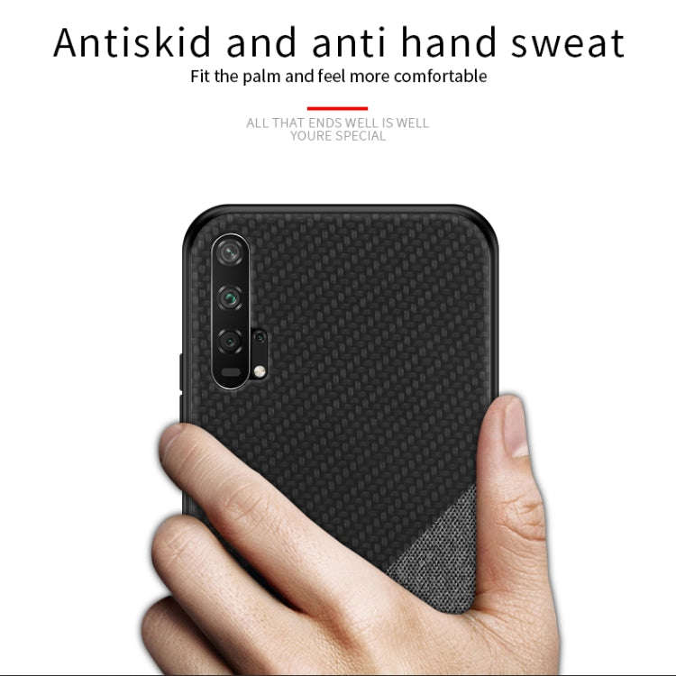 PINWUYO Honors Series Shockproof PC + TPU Protective Case for Huawei Honor 20 Pro(Blue)