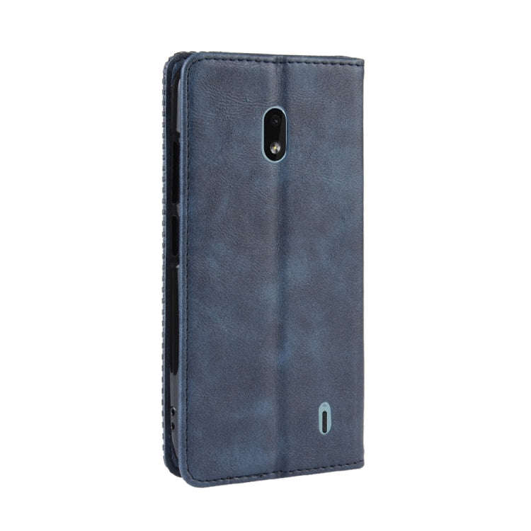 Magnetic Buckle Retro Crazy Horse Texture Horizontal Flip Leather Case for Nokia 2.2, with Holder...