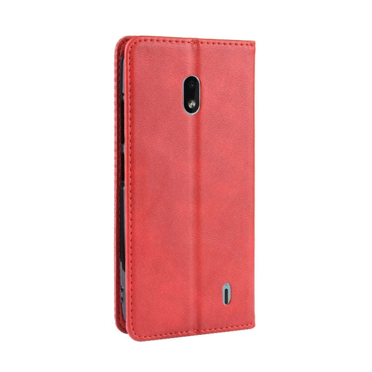 Magnetic Buckle Retro Crazy Horse Texture Horizontal Flip Leather Case for Nokia 2.2, with Holder...