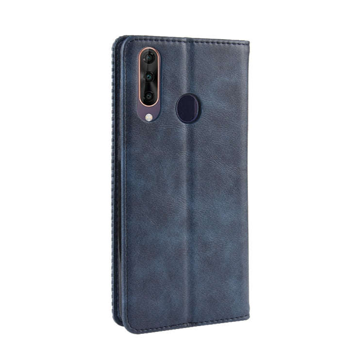 Magnetic Buckle Retro Crazy Horse Texture Horizontal Flip Leather Case for Wiko View3, with Holde...