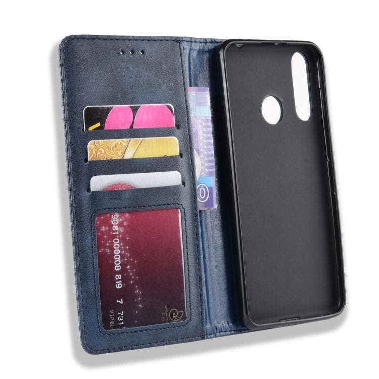 Magnetic Buckle Retro Crazy Horse Texture Horizontal Flip Leather Case for Wiko View3, with Holde...