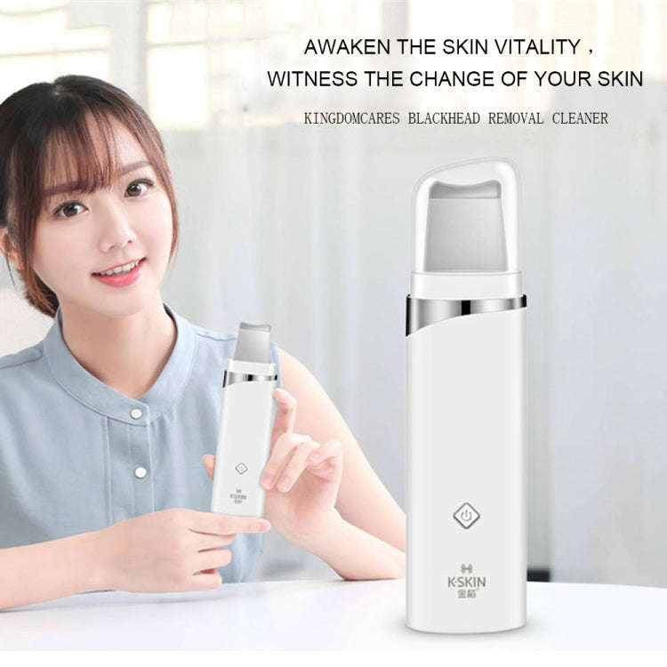 K-SKIN KD-8023Ultrasonic Blackhead Acne Removal Pore Cleaner Facial Skin Care Scrubber Exfoliatin...