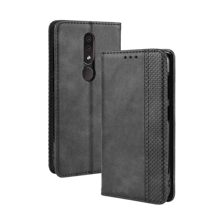 Magnetic Buckle Retro Crazy Horse Texture Horizontal Flip Leather Case for Nokia 4.2, with Holder...