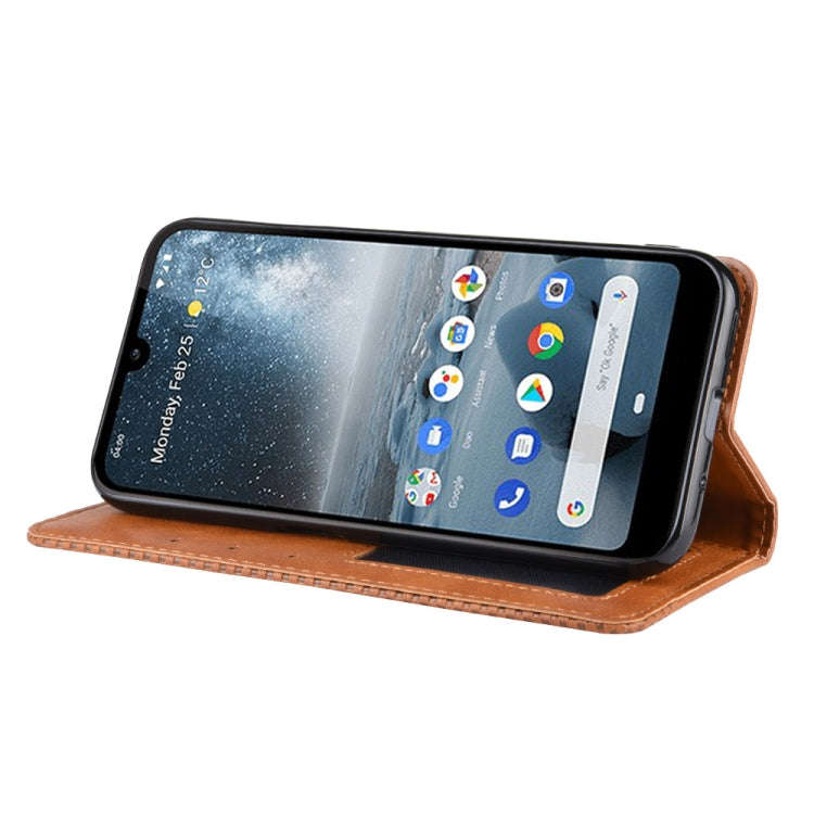 Magnetic Buckle Retro Crazy Horse Texture Horizontal Flip Leather Case for Nokia 4.2, with Holder...