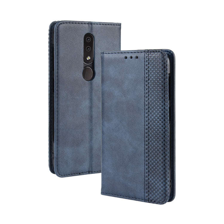 Magnetic Buckle Retro Crazy Horse Texture Horizontal Flip Leather Case for Nokia 4.2, with Holder...