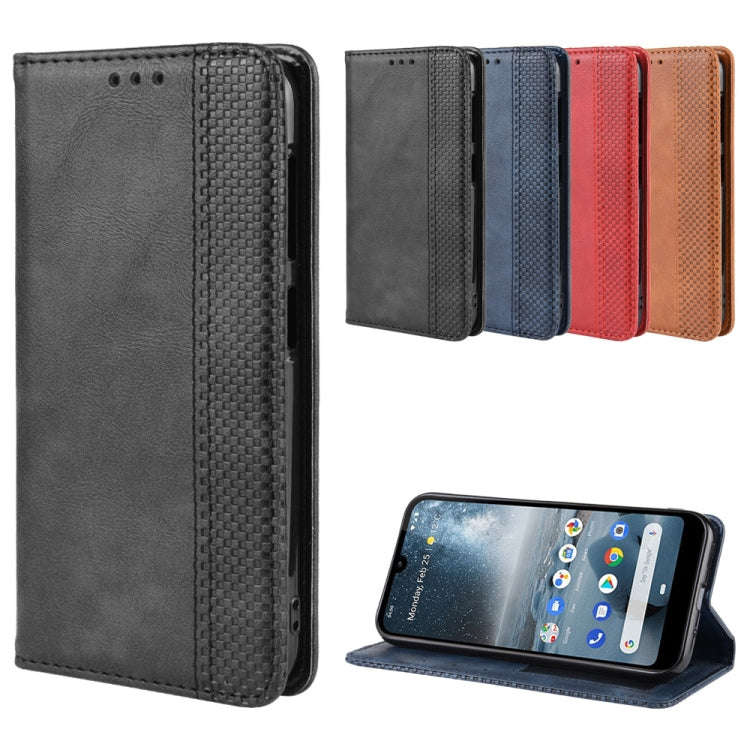 Magnetic Buckle Retro Crazy Horse Texture Horizontal Flip Leather Case for Nokia 4.2, with Holder...