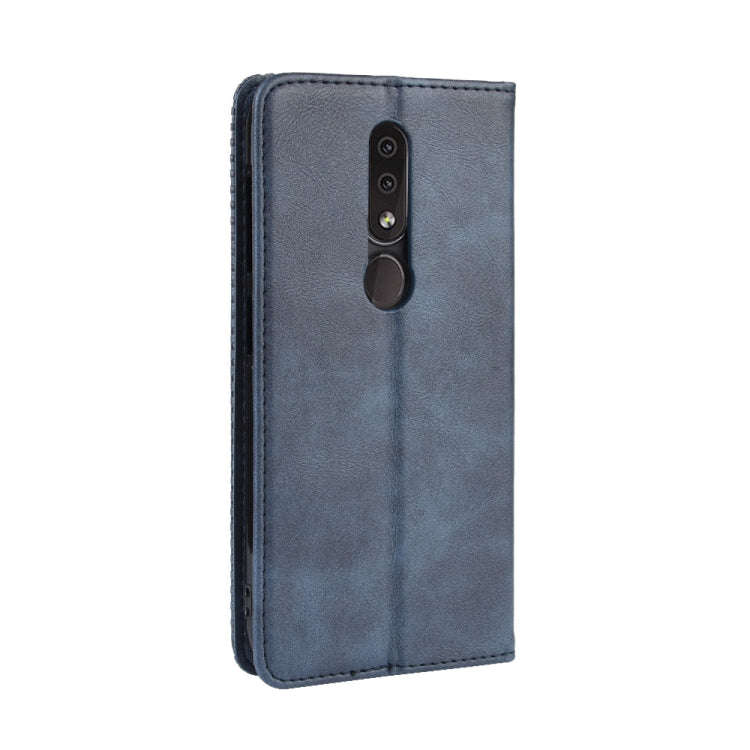 Magnetic Buckle Retro Crazy Horse Texture Horizontal Flip Leather Case for Nokia 4.2, with Holder...