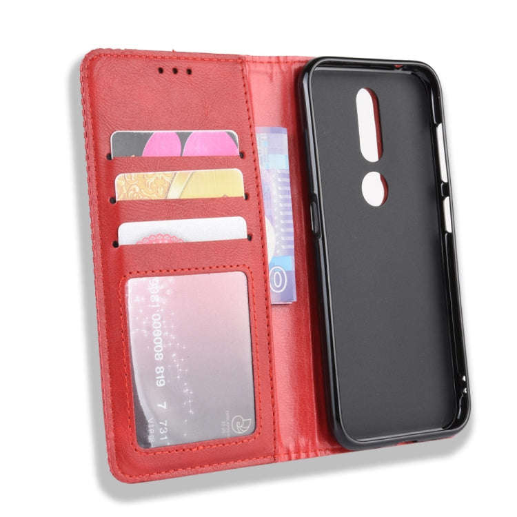 Magnetic Buckle Retro Crazy Horse Texture Horizontal Flip Leather Case for Nokia 4.2, with Holder...