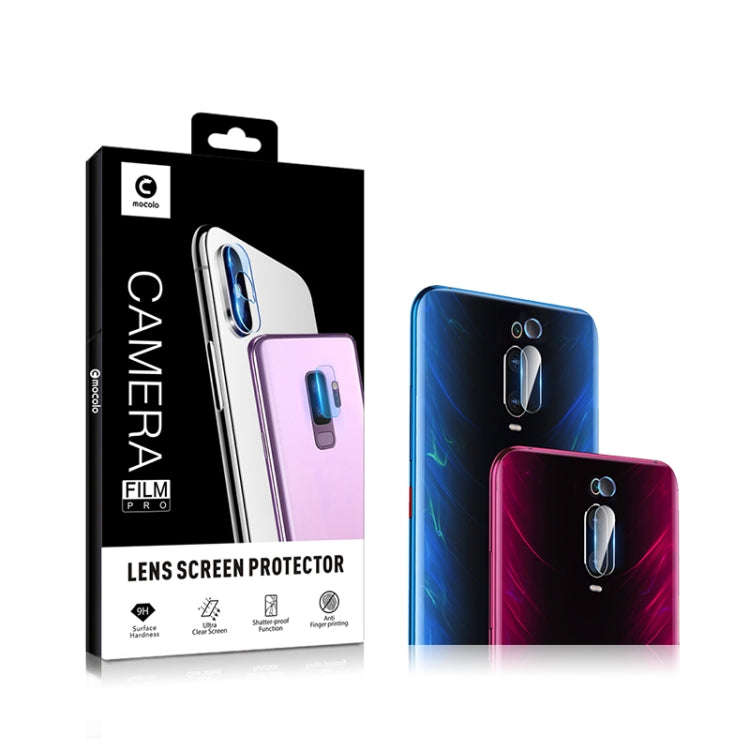 2pcs mocolo 0.15mm 9H 2.5D Round Edge Rear Camera Lens Tempered Glass Film for Xiaomi Mi 9T