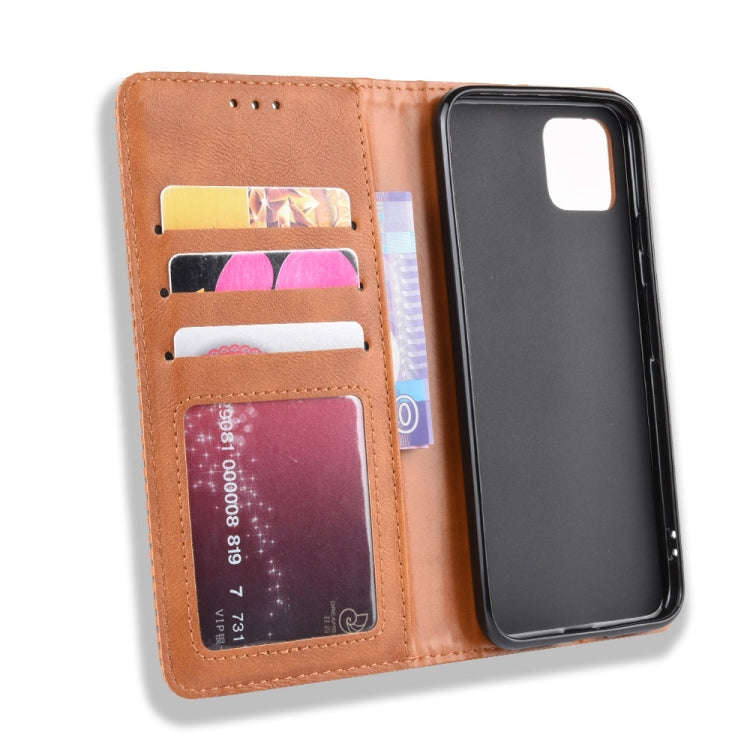 Magnetic Buckle Retro Crazy Horse Texture Horizontal Flip Leather Case for Google Pixel 4xl, with...