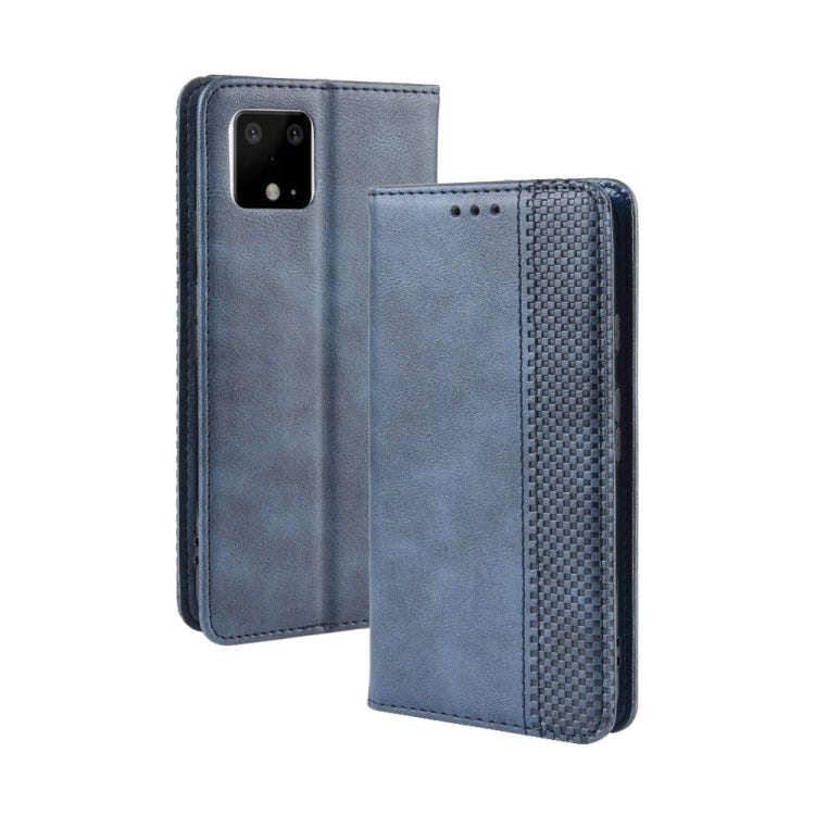Magnetic Buckle Retro Crazy Horse Texture Horizontal Flip Leather Case for Google Pixel 4xl, with...