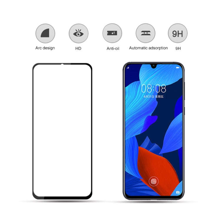 mocolo 0.33mm 9H 3D Full Glue Curved Full Screen Tempered Glass Film for Huawei Nova5 / Nova5 pro