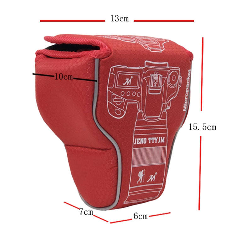 Waterproof Camera Bag Case Cover for Canon EOS M100 / M50 / M10 / M6 / M5 / M3(Green)