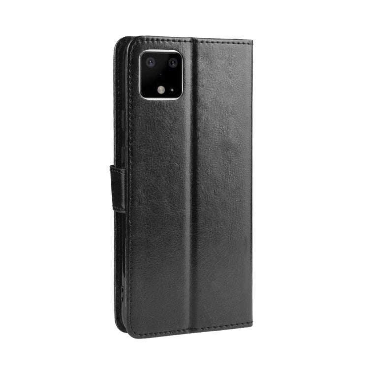 Retro Crazy Horse Texture Horizontal Flip Leather Case for Google Pixel 4 , with Holder & Card Sl...