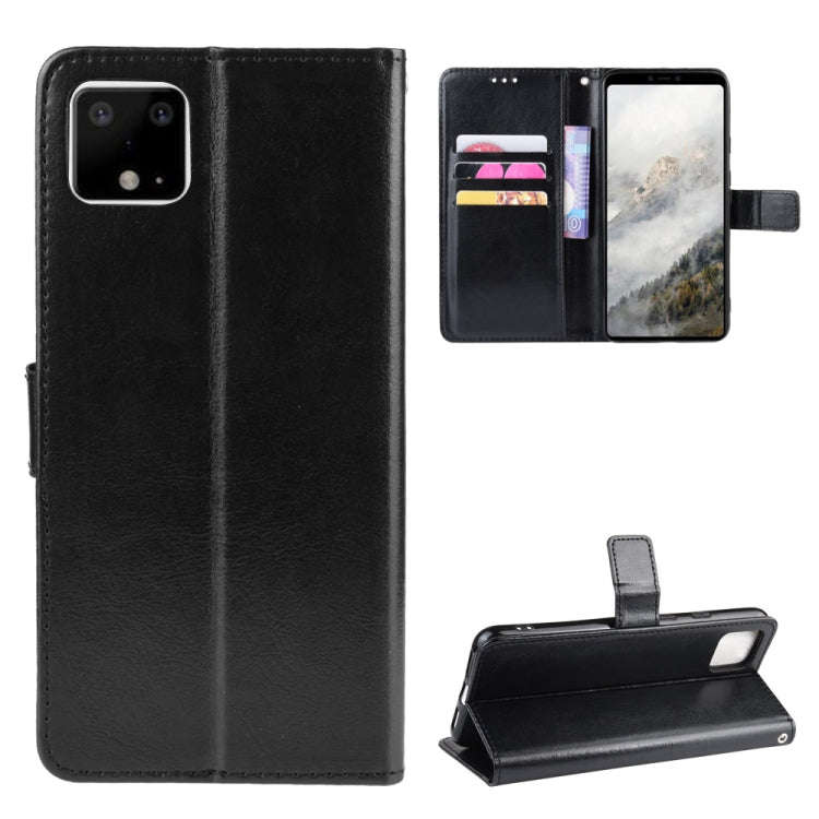 Retro Crazy Horse Texture Horizontal Flip Leather Case for Google Pixel 4 , with Holder & Card Sl...