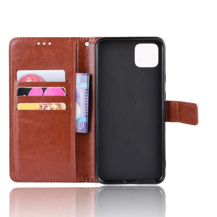 Retro Crazy Horse Texture Horizontal Flip Leather Case for Google Pixel 4XL, with Holder & Card S...