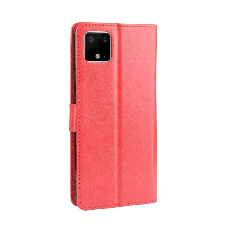 Retro Crazy Horse Texture Horizontal Flip Leather Case for Google Pixel 4XL, with Holder & Card S...