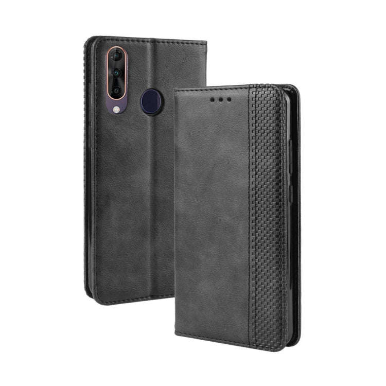 Magnetic Buckle Retro Crazy Horse Texture Horizontal Flip Leather Case for Wiko View 3 Pro, with ...