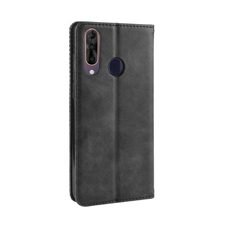 Magnetic Buckle Retro Crazy Horse Texture Horizontal Flip Leather Case for Wiko View 3 Pro, with ...