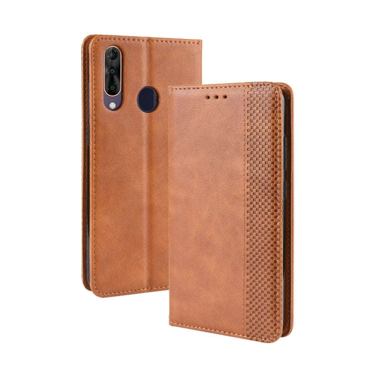 Magnetic Buckle Retro Crazy Horse Texture Horizontal Flip Leather Case for Wiko View 3 Pro, with ...