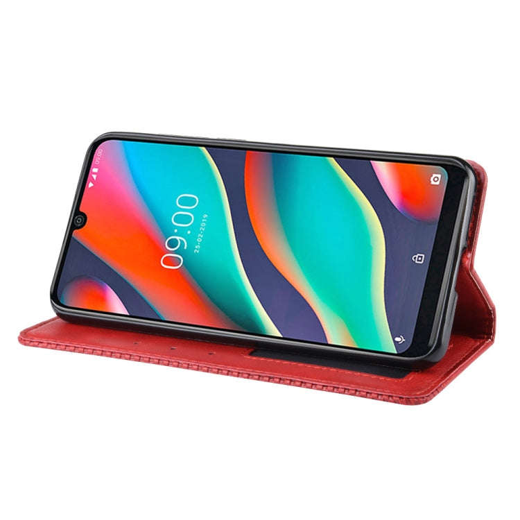Magnetic Buckle Retro Crazy Horse Texture Horizontal Flip Leather Case for Wiko View 3 Pro, with ...