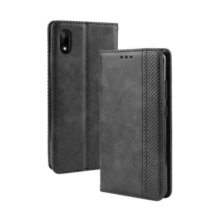 Magnetic Buckle Retro Crazy Horse Texture Horizontal Flip Leather Case for Wiko Jerry 4, with Hol...