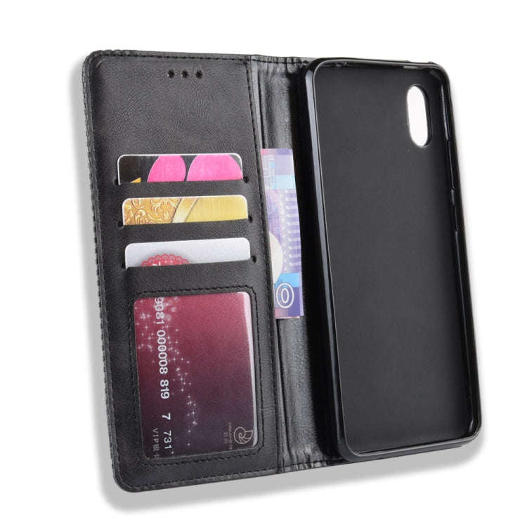 Magnetic Buckle Retro Crazy Horse Texture Horizontal Flip Leather Case for Wiko Jerry 4, with Hol...