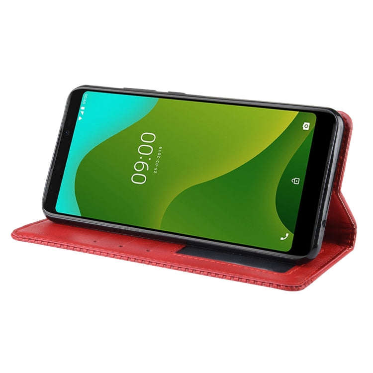 Magnetic Buckle Retro Crazy Horse Texture Horizontal Flip Leather Case for Wiko Jerry 4, with Hol...