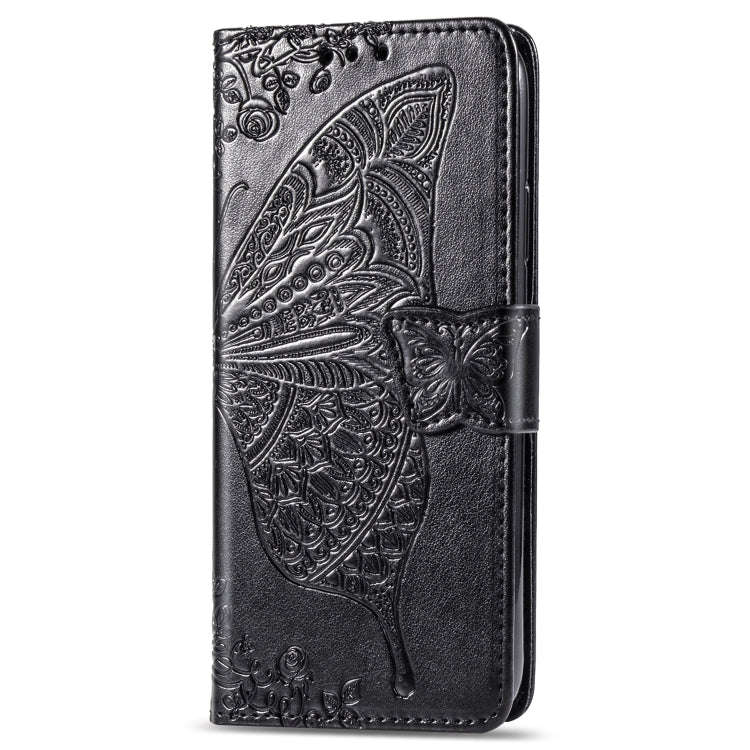 Butterfly Love Flowers Embossing Horizontal Flip Leather Case For Motorola P40 with Holder & Card...