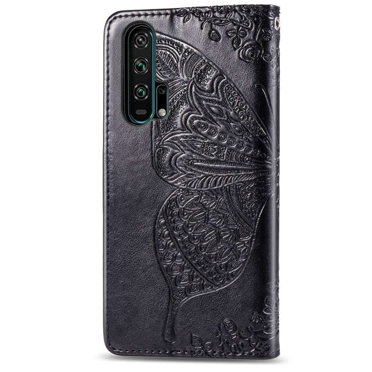Butterfly Love Flowers Embossing Horizontal Flip Leather Case For Huawei Honor 20 Pro with Holder...