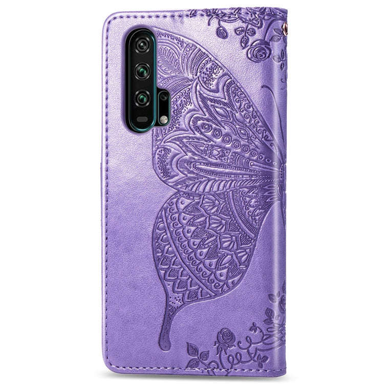 Butterfly Love Flowers Embossing Horizontal Flip Leather Case For Huawei Honor 20 Pro with Holder...