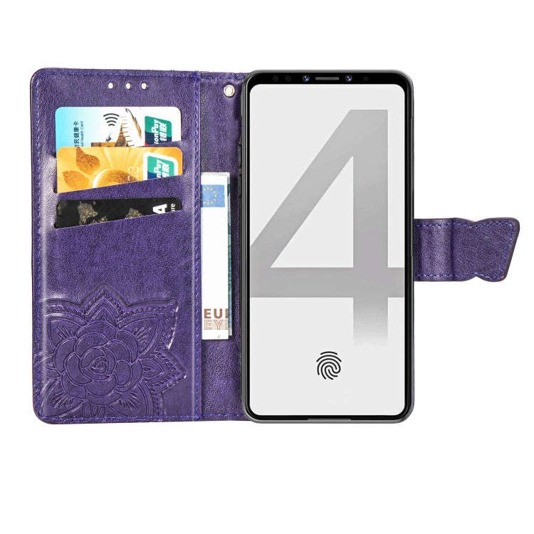 Butterfly Love Flowers Embossing Horizontal Flip Leather Case For Google Pixel 4 XL with Holder &...