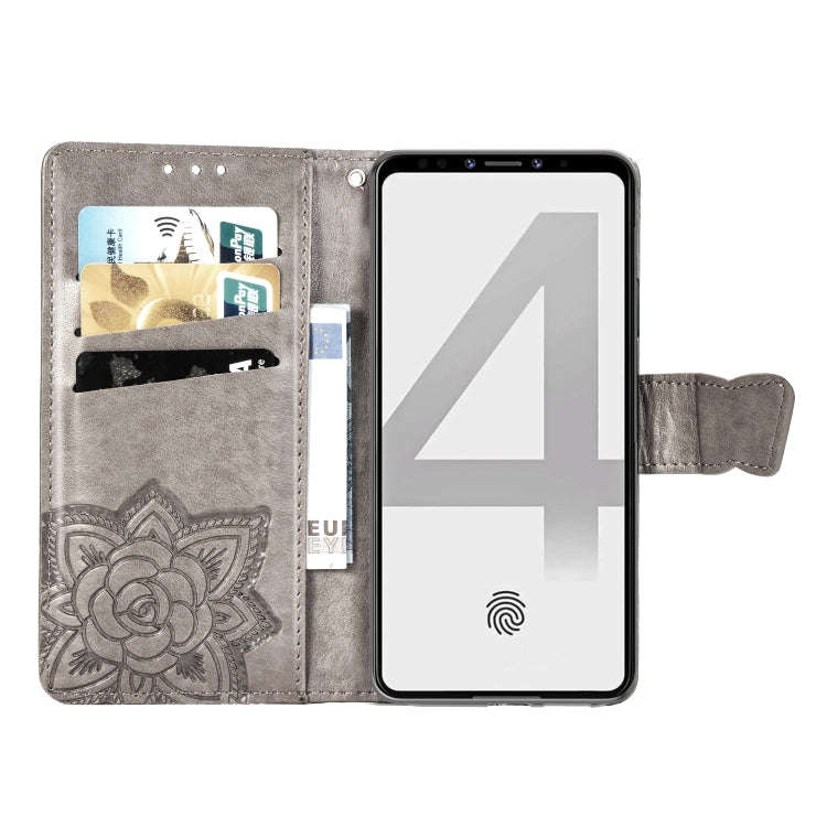 Butterfly Love Flowers Embossing Horizontal Flip Leather Case For Google Pixel 4 with Holder & Ca...